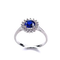 Anello Stocco Gioielli Donna in Oro bianco Zirconia ANS10 - ANS10